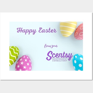 happy easter for scentsy customers Posters and Art